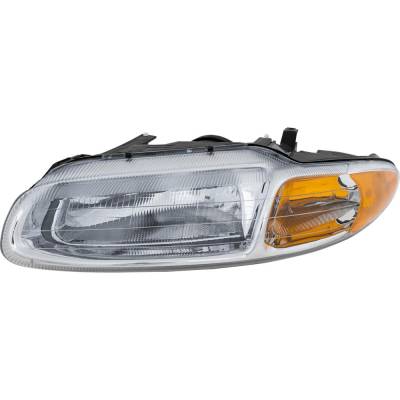 Rareelectrical - New Left Headlights Compatible With Chrysler Sebring 2.4L 2.5L 1996 1997 1998 1999 2000 By Part - Image 1