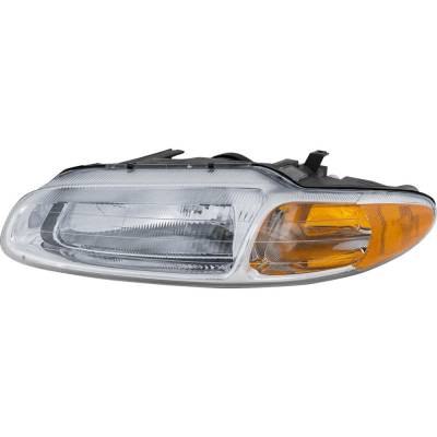Rareelectrical - New Left Headlights Compatible With Chrysler Sebring 2.4L 2.5L 1996 1997 1998 1999 2000 By Part - Image 2