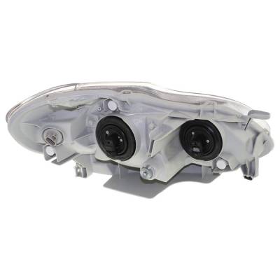 Rareelectrical - New Left Halogen Headlight Compatible With Toyota Corolla Le Sedan 1.8L 2005 2006 2007 2008 By Part - Image 2