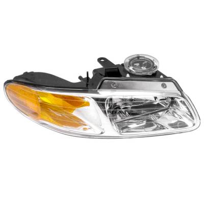 Rareelectrical - New Right Halogen Headlight Compatible With Plymouth Grand Voyager Base Se Mini Van 2000 By Part - Image 1