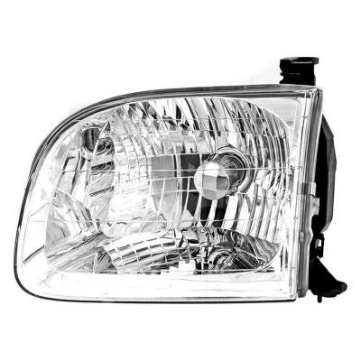 Rareelectrical - New Left Halogen Headlight Compatible With Toyota Sequoia Sr5 Sport Utility 4 Door 4.7L 2001 2002 - Image 1