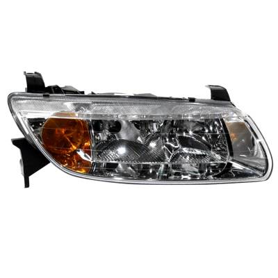 Rareelectrical - New Right Halogen Headlight Compatible With Saturn Lw1 Lw2 Base Wagon 2000 By Part Number 90583595 - Image 1