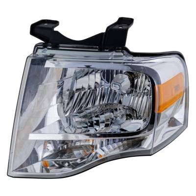 Rareelectrical - New Left Halogen Headlight Compatible With Ford Expedition Max Eddie Bauer 2007 2008 2009 2010 2011 - Image 1
