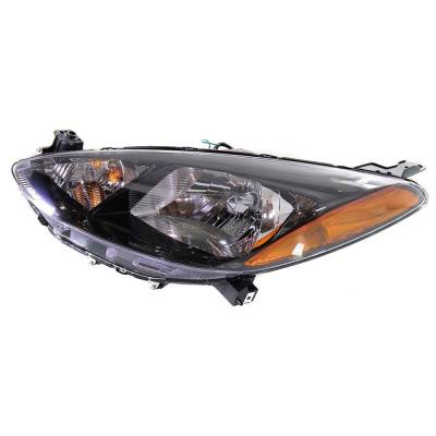 Rareelectrical - New Left Halogen Headlight Compatible With Mazda 2 Touring Hatchback 4 Door 1.5L 2011 2012 2013 2014 - Image 1