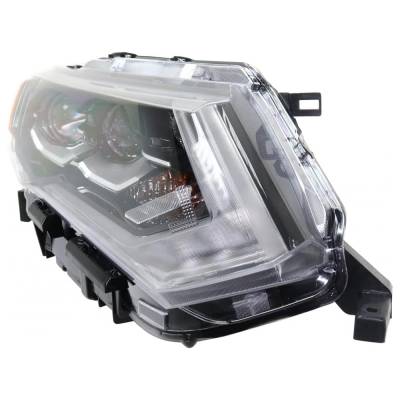 Rareelectrical - New Right Led Headlight Compatible With Nissan Rogue Sl Sport Utility 4 Door 2.5L 2017 2018 By Part - Image 4
