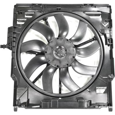 New Dual Radiator And Condenser Fan Compatible With Bmw X5 Xdrive35i Sport Utility 3.0L L6 2979Cc