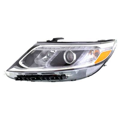 New Left Halogen Headlight Compatible With Kia Sorento Ex Sport 2014-2015 By Part Number 92101-1U600