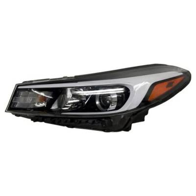 Rareelectrical - New Left Halogen Headlight Compatible With Kia Forte5 Ex Hatchback 4 Door 2.0L 2017 2018 By Part - Image 1