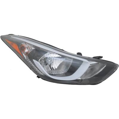 Rareelectrical - New Right Headlights Compatible With Hyundai Elantra Se Sedan 4-Door 1.8L 2014 2015 2016 By Part - Image 1