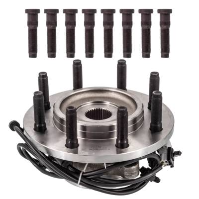 Rareelectrical - Front Hub Bearing Assembly Compatible With 2000-2002 Dodge Ram 2500 3500 Van 4-Lug Abs 515063 - Image 3