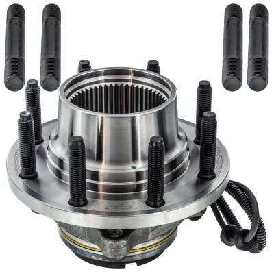 Rareelectrical - Front Hub Bearing Assembly Compatible With 1999-2005 Ford F-350 Super Duty Excursion 4-Lug Abs - Image 3