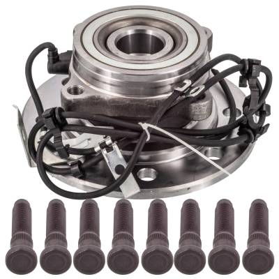 Rareelectrical - Front Hub Bearing Assembly Compatible With 1994-1999 Dodge Ram 3500 Van 4-Lug Abs 515068 Bolt-On - Image 2
