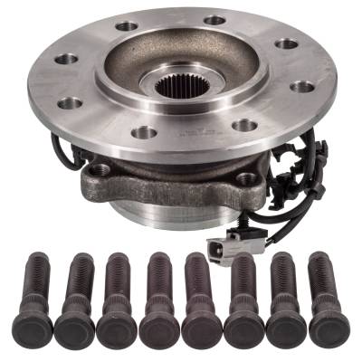 Rareelectrical - Front Hub Bearing Assembly Compatible With 1994-1999 Dodge Ram 3500 Van 4-Lug Abs 515068 Bolt-On - Image 3