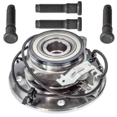 Rareelectrical - Front Hub Bearing Assembly Compatible With 1994-1999 Dodge Ram 3500 Van 4-Lug Abs 515069 Bolt-On - Image 2