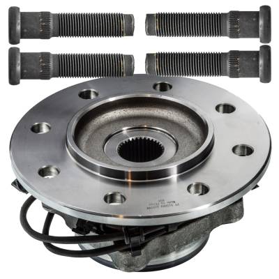 Rareelectrical - Front Hub Bearing Assembly Compatible With 1994-1999 Dodge Ram 3500 Van 4-Lug Abs 515069 Bolt-On - Image 3
