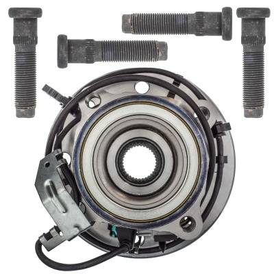 Rareelectrical - Front Hub Bearing Assembly Compatible With 1994-1999 Dodge Ram 3500 Van 4-Lug Abs 515069 Bolt-On - Image 4