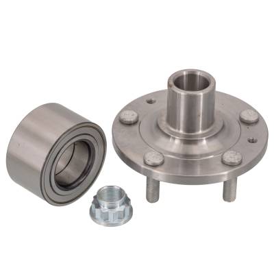 Rareelectrical - Rear Spindle Hub Assembly Compatible With 2003-2008 Mazda 6 Fwd 5-Lug Abs Pre-Assembled Direct - Image 2