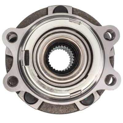 Rareelectrical - Front Hub Bearing Assembly Compatible With 2002-2009 Bmw 745I 760Li 760I 5-Lug Without Abs 513173 - Image 3