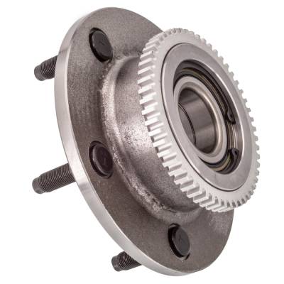 Rareelectrical - Front Hub Bearing Assembly Compatible With 2000-2001 Dodge Ram 1500 5-Lug Abs 515084 Bolt-On Direct - Image 1