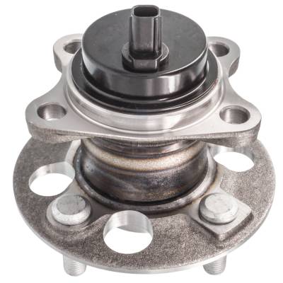 Rareelectrical - Rear Hub Bearing Assembly Compatible With 2006-2019 Toyota Prius C 4-Lug Abs 512370 Bolt-On Direct - Image 1