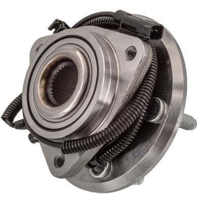 Rareelectrical - Front Hub Bearing Assembly Compatible With 2007-2013 Jeep Liberty 5-Lug Abs 513270 Bolt-On Direct - Image 1