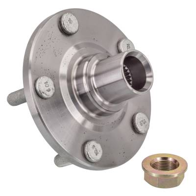 Rareelectrical - Rear Spindle Hub Assembly Compatible With 1996-2000 Toyota Rav4 Fwd/Awd 5-Lug No Abs Pre-Assembled - Image 1
