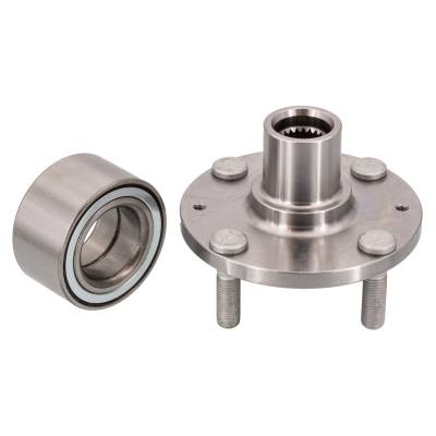 Rareelectrical - Rear Spindle Hub Assembly Compatible With 2000-2010 Hyundai Accent 2006-2011 Kia Rio5 2006-2011 Kia - Image 2