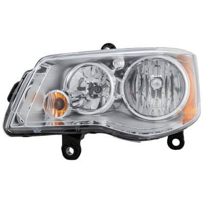 Rareelectrical - New Left Headlights Compatible With Chrysler Town & Country 3.3L 3.8L 4.0L 2008 2009 2010 By Part - Image 1