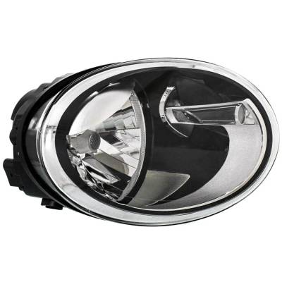New Passenger Side Halogen Headlight Compatible With Volkswagen Beetle Convertible 2016-2019 By Part
