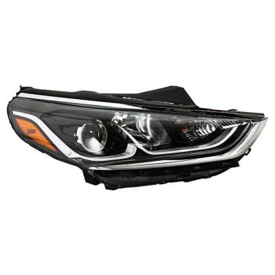 New Passenger Side Headlight Compatible With Hyundai Sonata Se Sedan 2018-2019 By Part Number