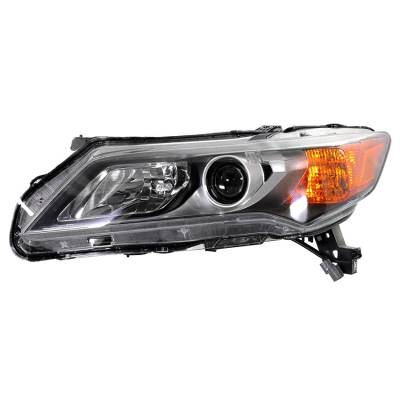New Left Halogen Headlight Compatible With Acura Ilx Base Sedan 2013-2015 By Part Number