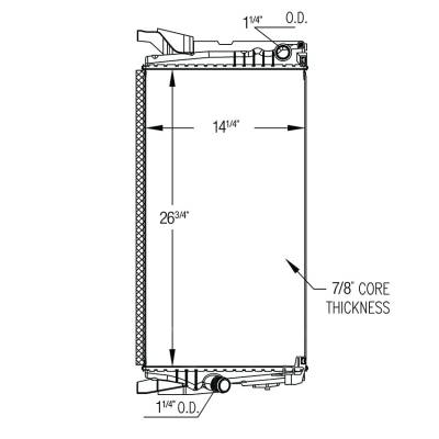 Rareelectrical - New Radiator Compatible With 2014-2015 Mini Cooper Hatchback Mini 1.5L L3 1499Cc 17-11-7-617-595 - Image 5