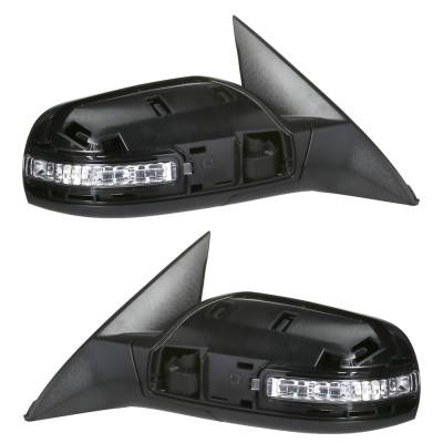 Rareelectrical - New Left Driver & Right Passenger Side Door Mirror Compatible With 2007-2012 Nissan Altima Power - Image 2