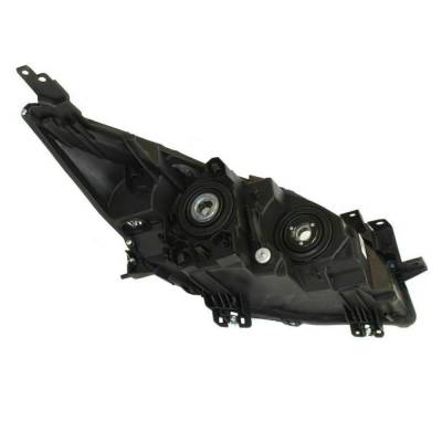 Rareelectrical - Halogen Headlight Assembly Left Driver Side Compatible With 2012-2013 Mazda 3 Projector Black - Image 2