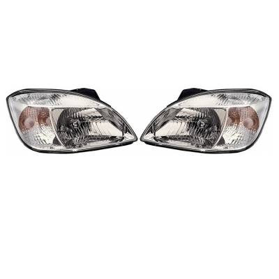 Left Driver Side And Right Passenger Side Headlamp Assembly Compatible With 2009-2011 Kia Rio