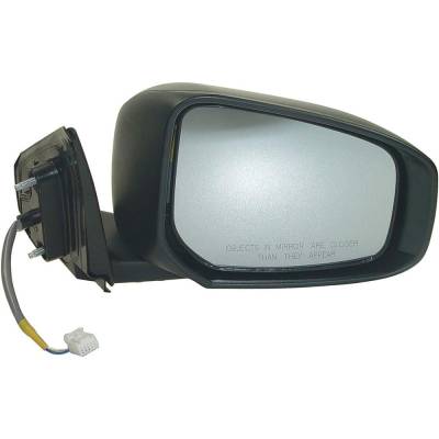 Rareelectrical - New Right Passenger Side Door Mirror Compatible With 2015-2016 Mitsubishi Lancer Power Manual - Image 2