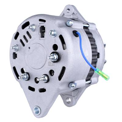 Rareelectrical - 12V 80 Amp Alternator Compatible With Yanmar Marine Lh-Dte Lh-Hte Lh-Te Diesel Hitachi Lr180-03A - Image 6