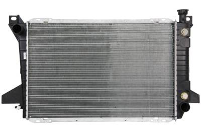 Rareelectrical - Cooling Radiator Compatible With 1987-1991 Ford F-250 Ford F-350 1990-1991 Ford Bronco 1990 Ford Ii - Image 2