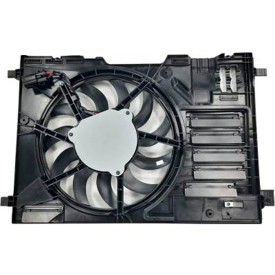 Rareelectrical - New Dual Radiator And Condenser Fan Compatible With Ford Transit Connect Titanium Xl Xlt Mini Cargo - Image 2