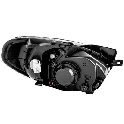 Rareelectrical - Halogen Headlight Assembly Left Driver Side Compatible With 2007-2011 Hyundai Accent Clear Lens - Image 2