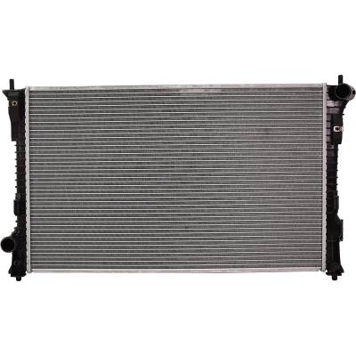 Rareelectrical - New Radiator Compatible With 2013-2015 Ford Police Interceptor Utility 3.7L V6 3726Cc Db5z 8005 - Image 1