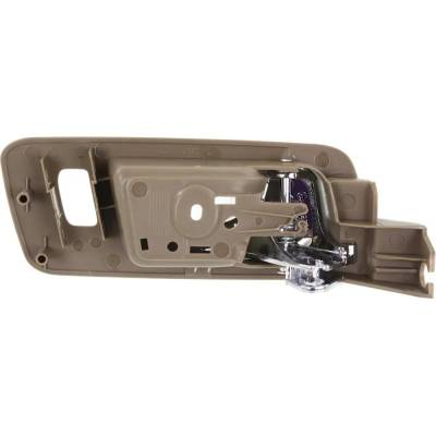 Rareelectrical - Front Driver Side Interior Door Handle Compatible With 2005-2011 Cadillac Sts Beige Bezel Chrome - Image 5