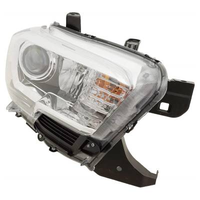 Rareelectrical - New Right Halogen Headlight Compatible With Toyota Tacoma Trd Off-Road Crew Cab Pickup 3.5L 2018 By - Image 3