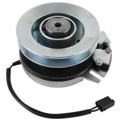 Rareelectrical - New Electric Pto Clutch Compatible With Warner Equipment 5217-4 Ccw 1 Inch 5.2 Inch Pulley 80 Ft-Lbs - Image 2