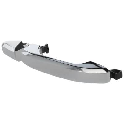 Rareelectrical - Passenger Side Front Exterior Door Handle Compatible With 2014-2022 Chevrolet Silverado Chrome - Image 2