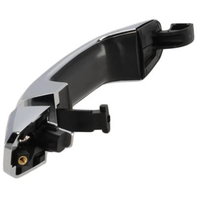 Rareelectrical - Front Driver Side Exterior Door Handle Compatible With 2014-2022 Chevrolet Silverado Chrome With Key - Image 4