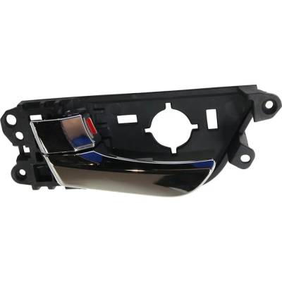 Front Driver Side Interior Door Handle Compatible With 2012-2017 Hyundai Veloster Chrome With Lock