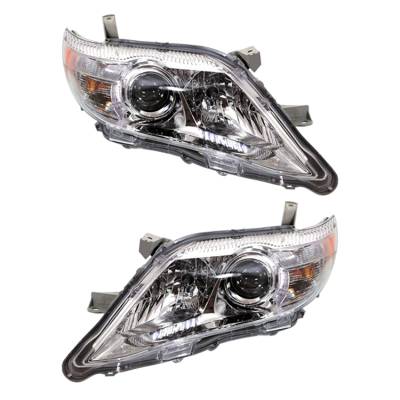 Left Driver Side And Right Passenger Side Headlamp Assembly Compatible With 2010-2011 Toyota Camry