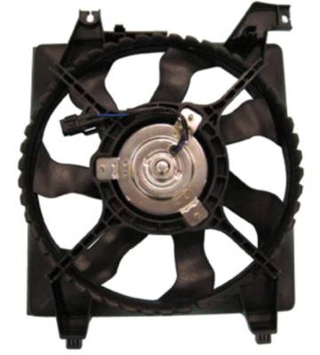 New Left Engine Cooling Fan Assembly Compatible With 2007-2008 Hyundai Accent Hatchback 25380-1E100