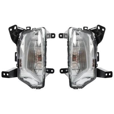 Rareelectrical - New Pair Of Daytime Running Lights Compatible With Chevrolet Equinox 1.5L 2022 2023 2024 By Part - Image 1